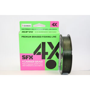Sufix Pletená Šňůra SFX 4X Vis Green 270m Nosnost: 23kg, Průměr: 0,33mm
