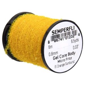 Semperfli Šenylka Gel Core Body Micro Fritz Fl. Orange Sunburst 0,8mm