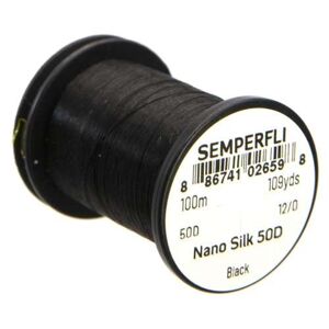 Semperfli Nit Nano Silk 50D 12/0 Black