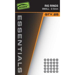 Fox Kroužky Edges Essentials Rig Rings 25ks Průměr: 2,5mm
