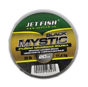 Jet Fish Návazcová Šňůra Black Mystic Barva Black 20m 25lb