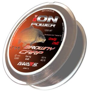 AWAS Vlasec Ion Power Browny Carp 1200m Nosnost: 11,95kg, Průměr: 0,309mm