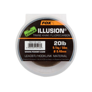 Fox Šokový Vlasec Edges Illusion 50m Nosnost: 20lb, Průměr: 0,40mm