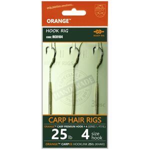 Life orange návazce carp hair rigs s1 20 cm 3 ks - 8 15 lb